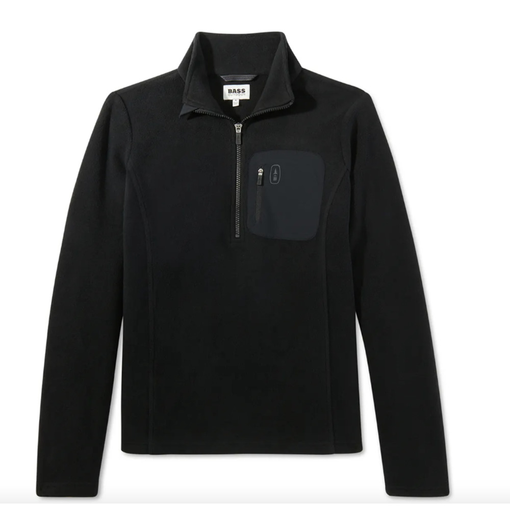 G.H. Bass Outdoor Women’s HIGHLINE TRAIL Black FLEECE JACKET Medium NEW - Picture 4 of 5